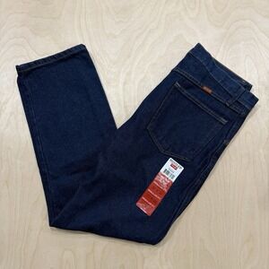 Wrangler Rustler Men 32x30 Blue Heavyweight Denim Straight Leg Reg Fit Jeans NWT